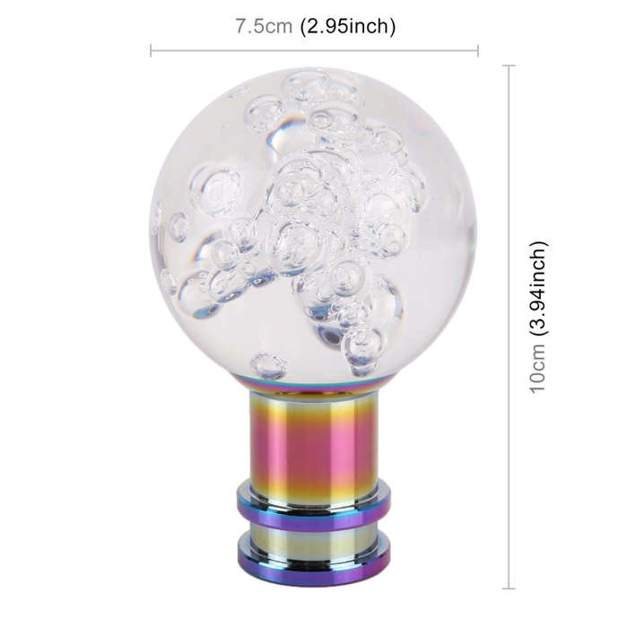 Universal Car Ball Shape Gear Head Gear Shift Knob (Transparent)