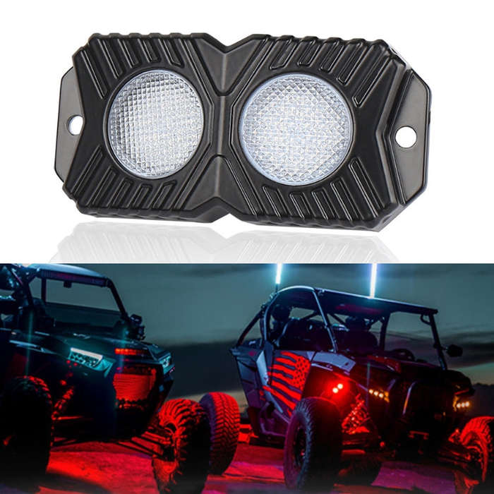 18W DC 12-24V 1.2A LED Double Row Car Bottom Light / Chassis Light / Yacht Deck Atmosphere Light ...