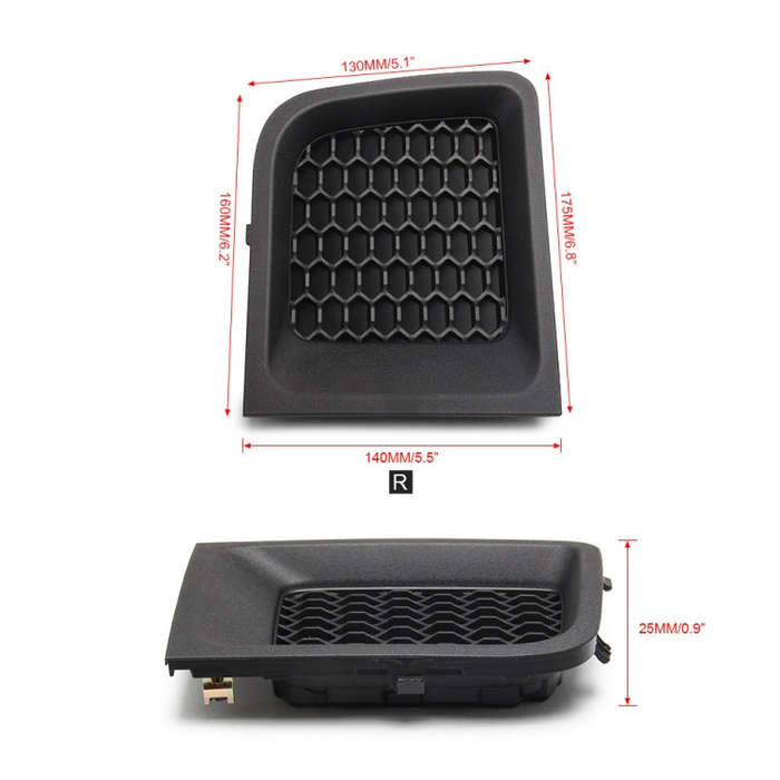 Car Right Front Bumper Lower Grille Bezel Cover for Jeep Renegade