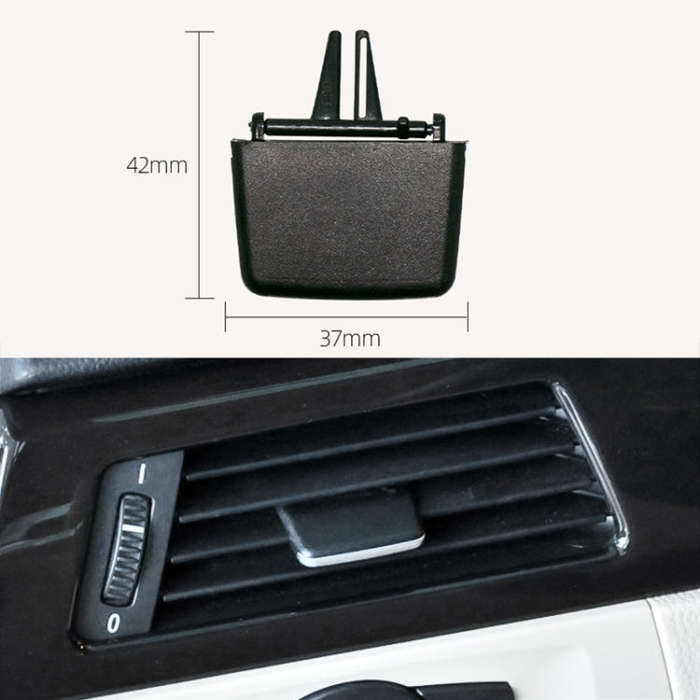 Car Front Air Conditioning Exhaust Switch Paddle Air Conditioning Leaf Clip for BMW 3 Series E90,...