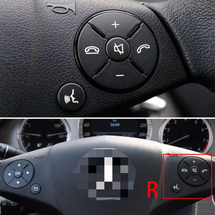 Car Multi-functional Steering Wheel Right Switch Button for Mercedes-Benz W204 / W212 / X204 2008...