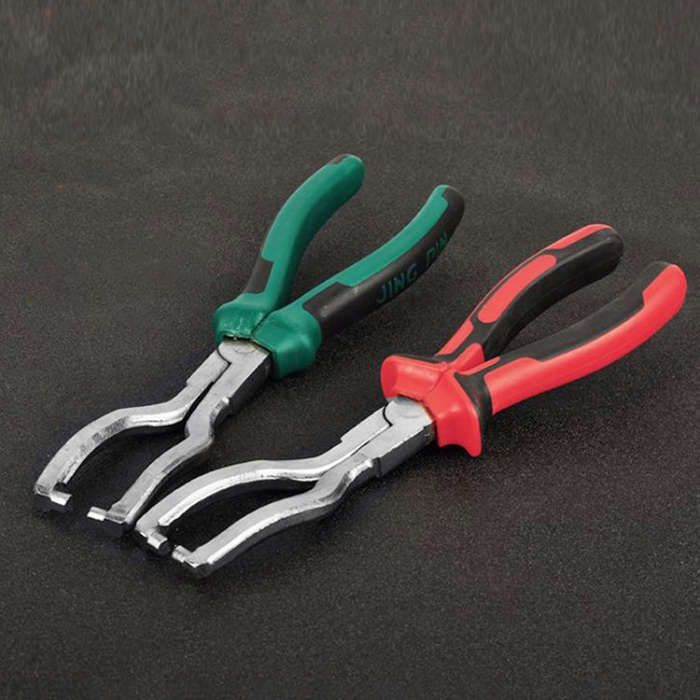 Car Filter Oil Pipe Joint Removal Pliers, OPP Bag Package Random Color Delivery