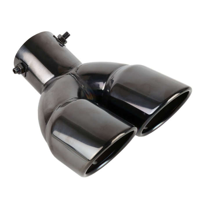 Universal Car Styling Stainless Steel Elbow Exhaust Tail Muffler Tip Pipe, Inside Diameter: 6cm (...