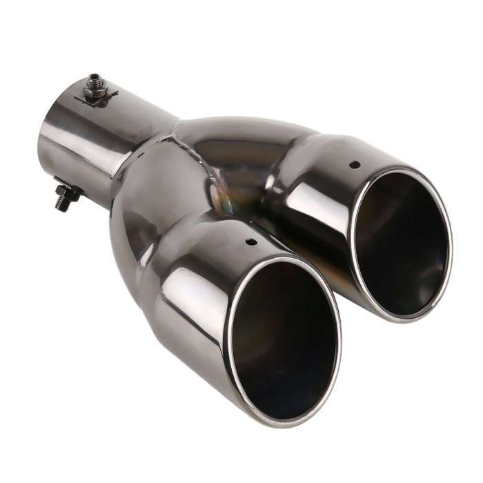 Universal Car Styling Stainless Steel Straight Exhaust Tail Muffler Tip Pipe, Inside Diameter: 7....