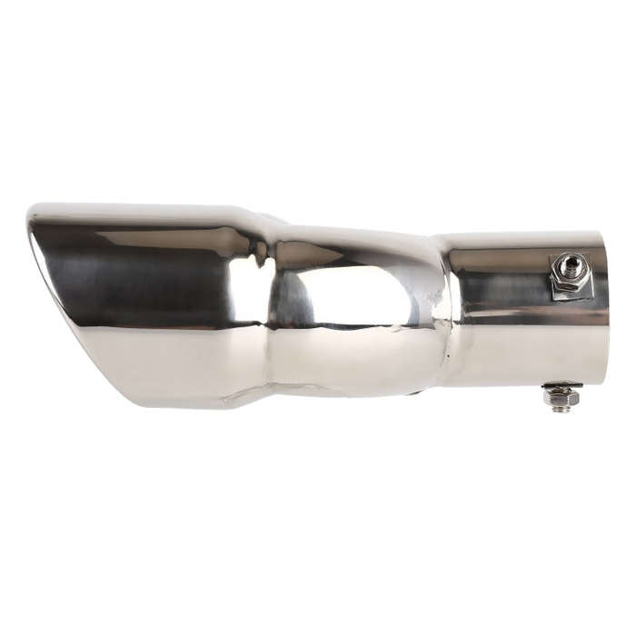 Universal Car Styling Stainless Steel Straight Exhaust Tail Muffler Tip Pipe, Inside Diameter: 7....