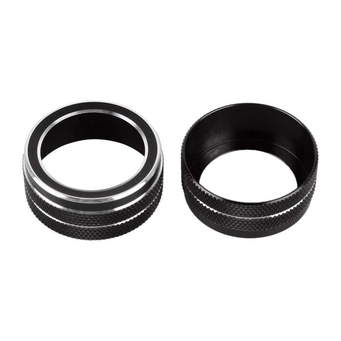 2 PCS Car Metal Air Conditioner Knob Case for Toyota Corolla / Levin / Allion / Yaris 2019-2021 (...