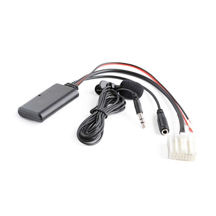 Car Wireless Bluetooth Module AUX Audio Adapter Cable AUX Bluetooth Music + MIC for Mazda M6 M3 R...
