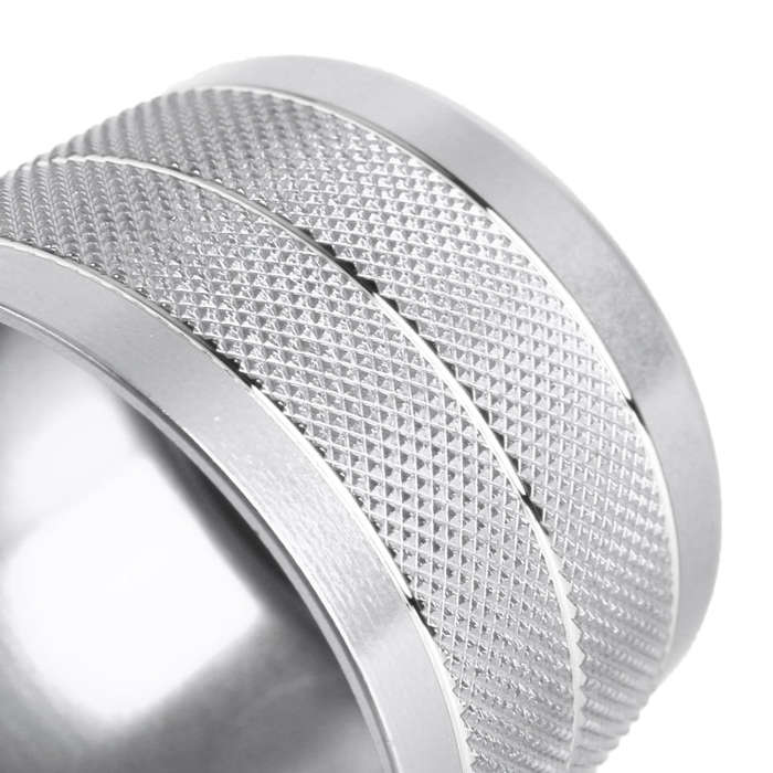 3 PCS / Set Air Conditioning Knob Metal Decorative Ring for BMW X3 / X4 / 5 Series / 7 Series / 6...