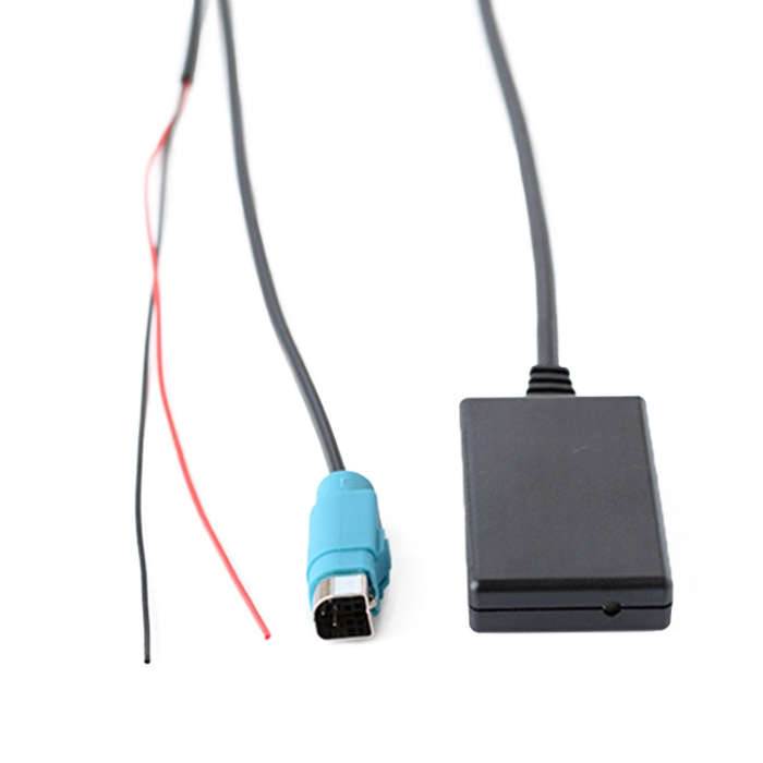 Car AUX Wireless Bluetooth Music Audio Cable + MIC Phone Control Change Song for Alpine KCE-236B ...