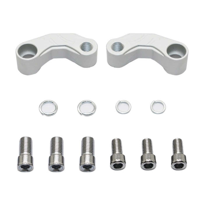 SF-YSZ-2 Mirror Code Motorcycle Modification Aluminum Alloy CNC Rearview Extension Bracket Set (B...