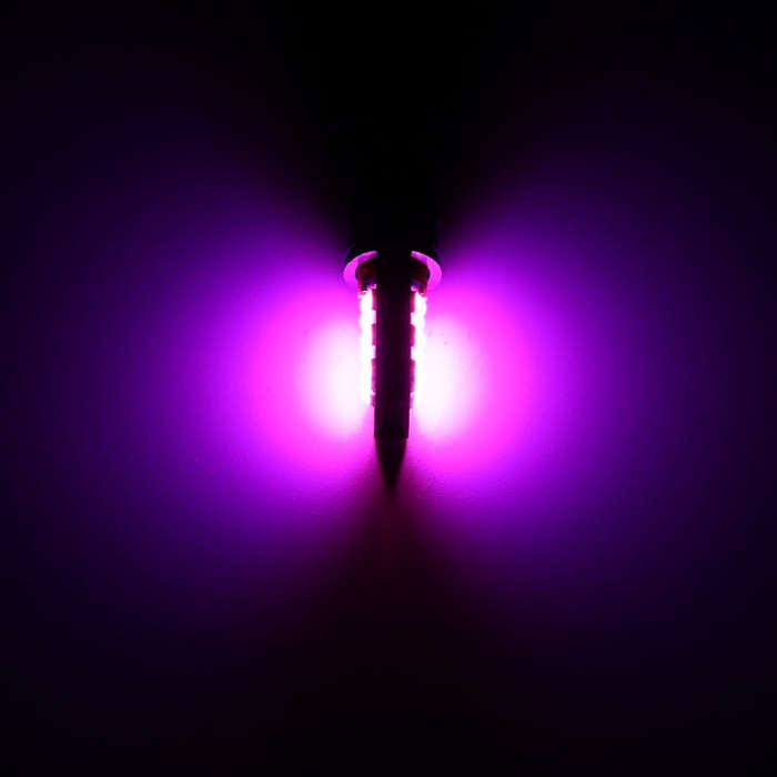 4 PCS T10 DC12V / 4W Car Clearance Light 12LEDs SMD-3030 Lamp Beads (Pink Light)