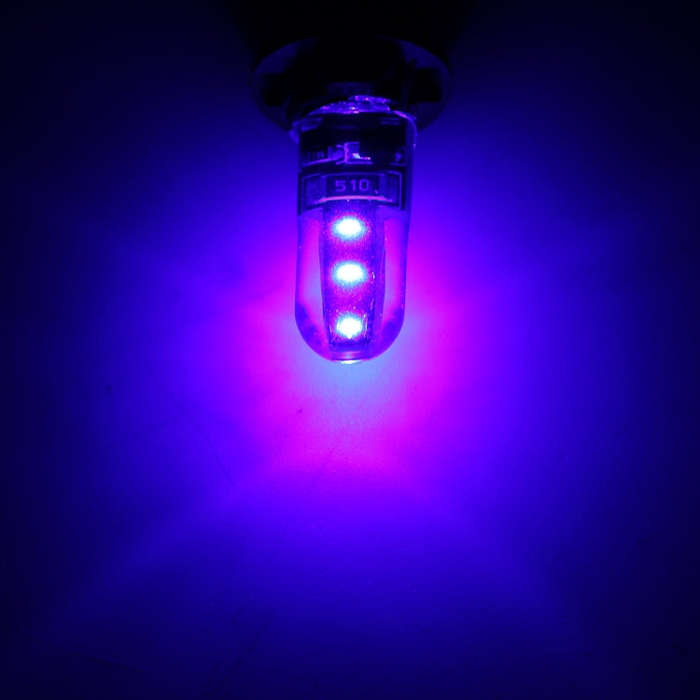 10 PCS T10 DC12V / 1W Car Clearance Light COB Lamp Beads (Blue Light)