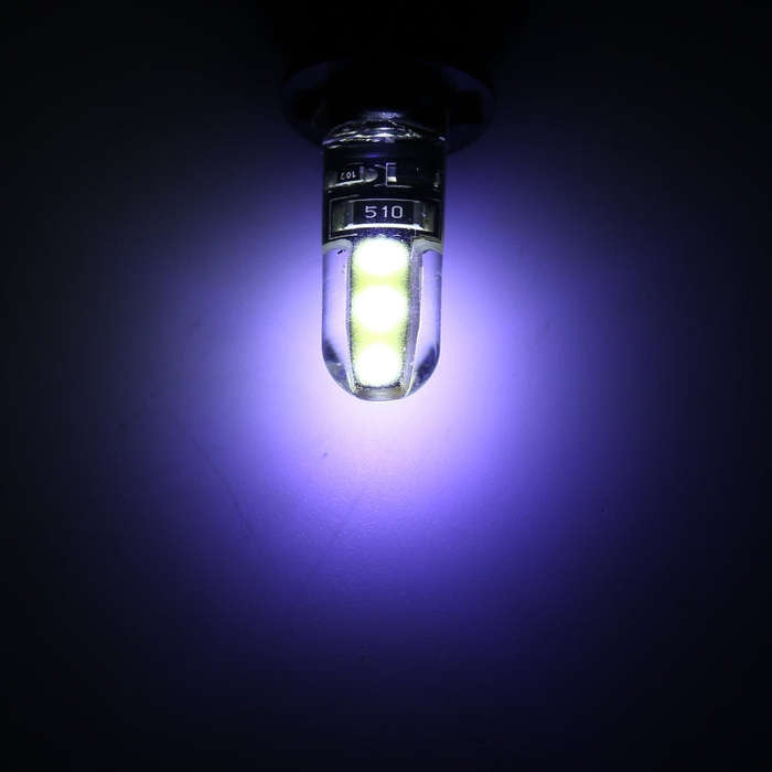 10 PCS T10 DC12V / 1W Car Clearance Light COB Lamp Beads (White Light)
