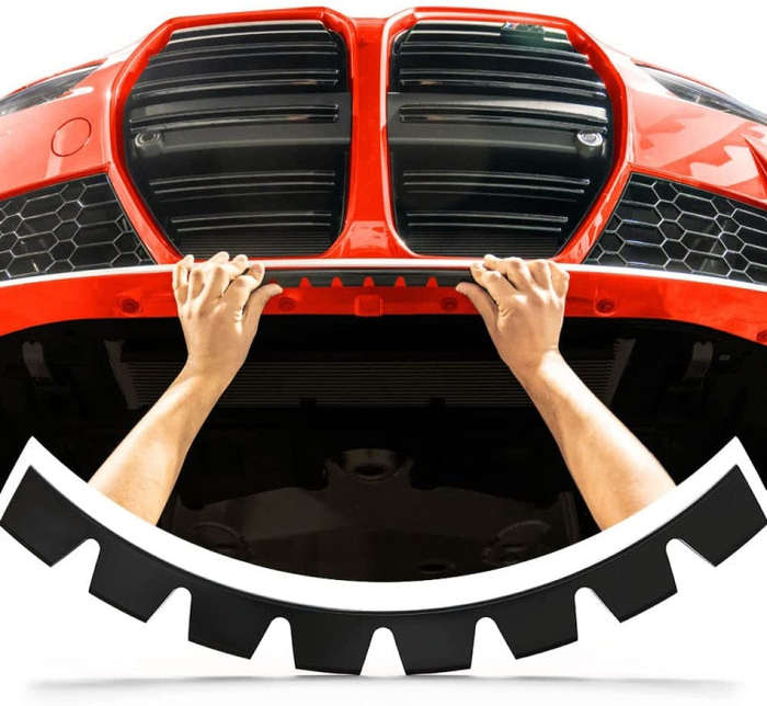 Car Modified Bumper Guard Kit Carbon Fiber Texture