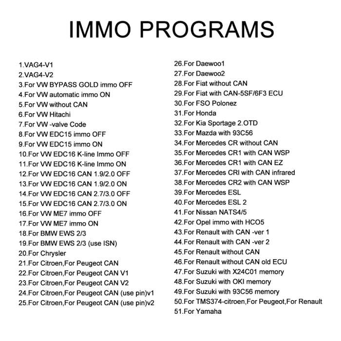 SQU OF80 Universal Car Emulator Signal Reset Immo / Tacho Programs Place ESL Diagnostic Seat Occu...