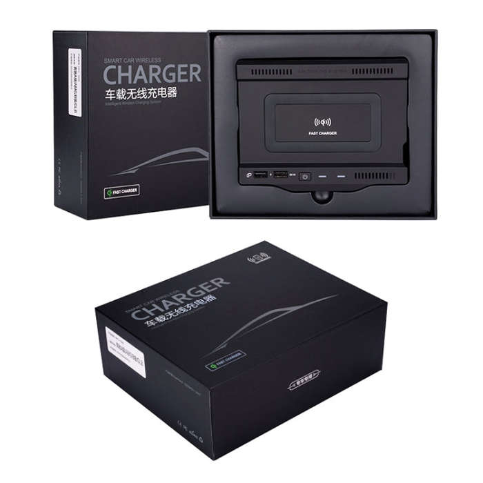 HFC-1020 Car Qi Standard Wireless Charger 10W Quick Charging for Mercedes-Benz A Class 2019-2022,...