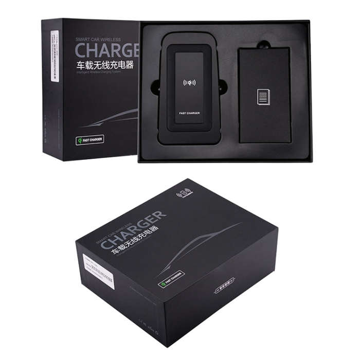HFC-1010 Car Qi Standard Wireless Charger 10W Quick Charging for Volvo S60 2020-2022, Left and Ri...