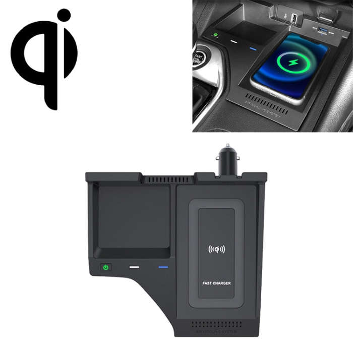 HFC-1042 Car Qi Standard Wireless Charger 10W Quick Charging for Nissan Sylphy 2020-2022, Left Dr...