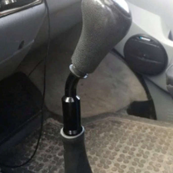 Car Modified Racing Quick Curved Gear Lever Extension Rod for Volkswagen T4 1990-2003 (Blue)