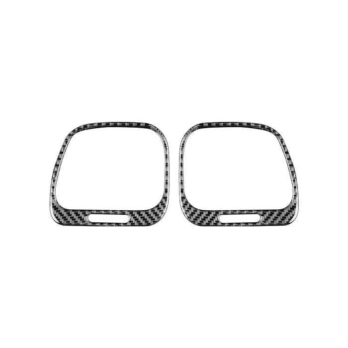 2 PCS / Set Carbon Fiber Car Left and Right Air Outlets Frame Decorative Sticker for Volkswagen S...