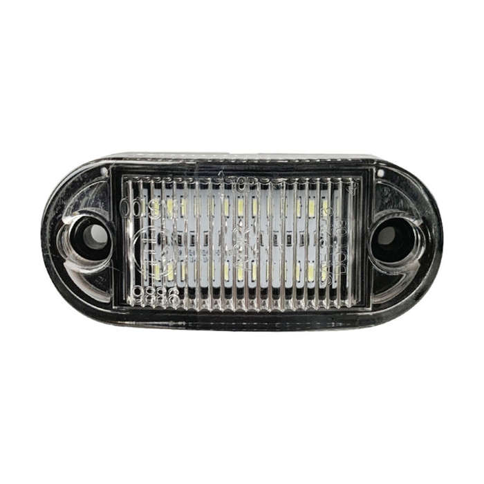 10 PCS MK-019 Car / Truck 6LEDs Side Marker Indicator Lights Bulb Lamp (White Light)