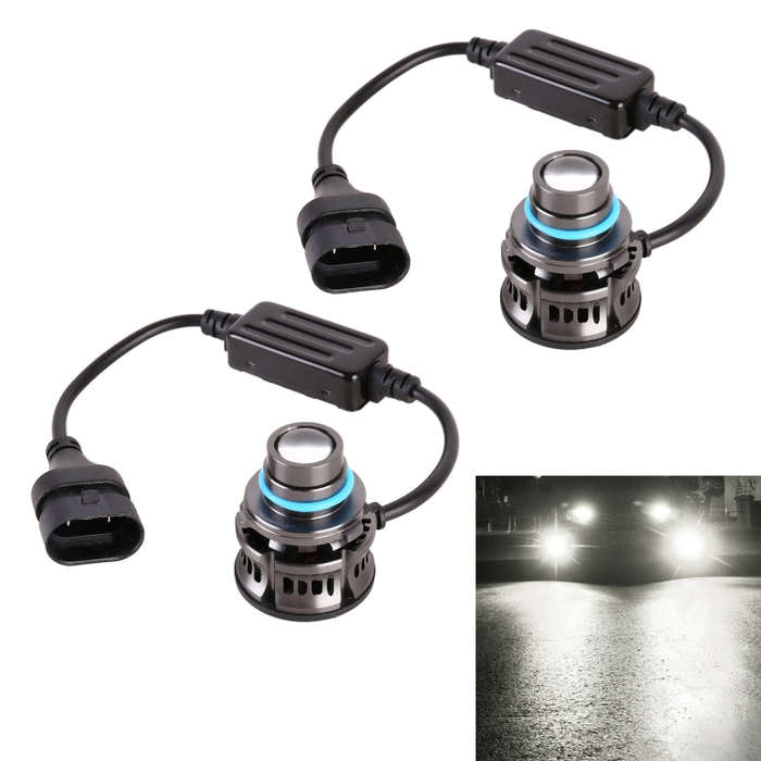 1 Pair 9005 27W / DC12V Car Aluminum Alloy LED Headlight (White Light)
