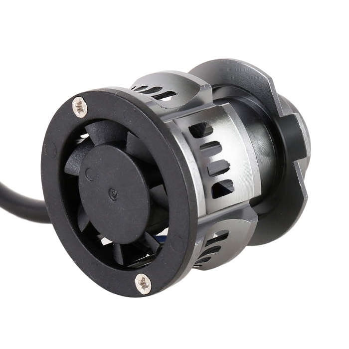 1 Pair H7 27W / DC12V Car Aluminum Alloy Flashing LED Headlight (White Light)