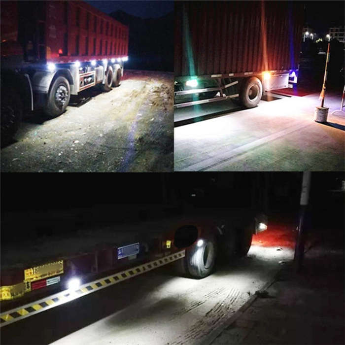 10 PCS ZS-7009 DC24V Waterproof Car / Truck Side Marker Indicator Lights Bulb Lamp(Yellow Light)