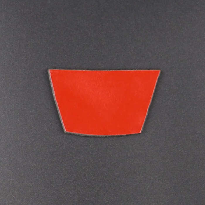 For BMW 3 Series E90 Little B Version Carbon Fiber Car Steering Wheel Decorative Sticker (Red)
