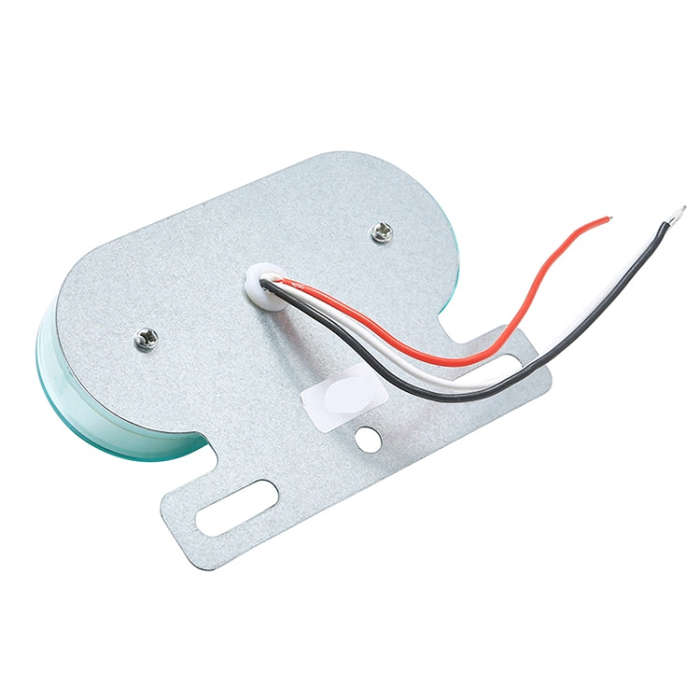 2 PCS 24V 12LED Car Oval Side Lamp (Red Light)