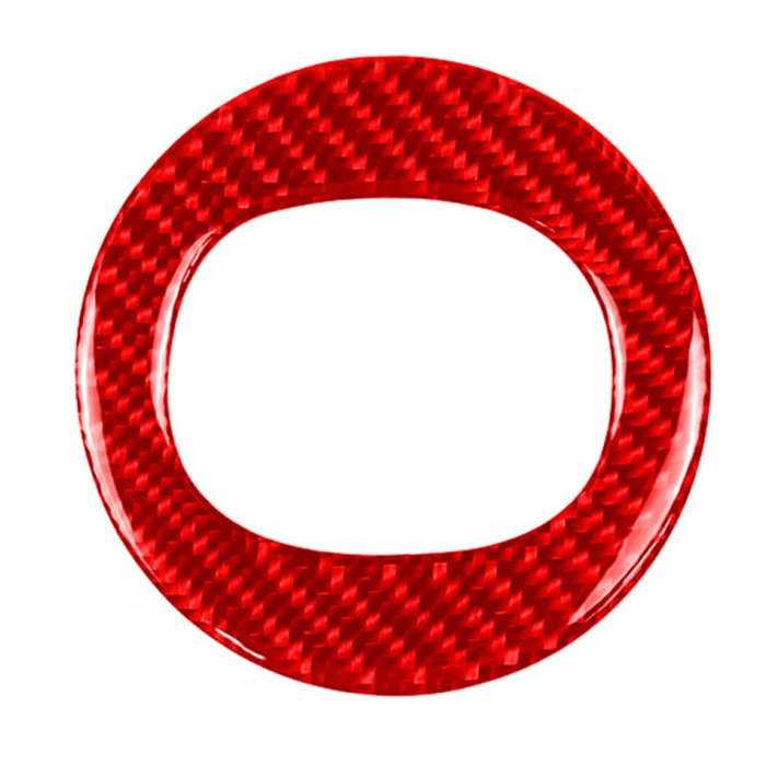 Car Carbon Fiber Steering Wheel Decorative Sticker for Mazda CX-5 2017-2018, Left and Right Drive...