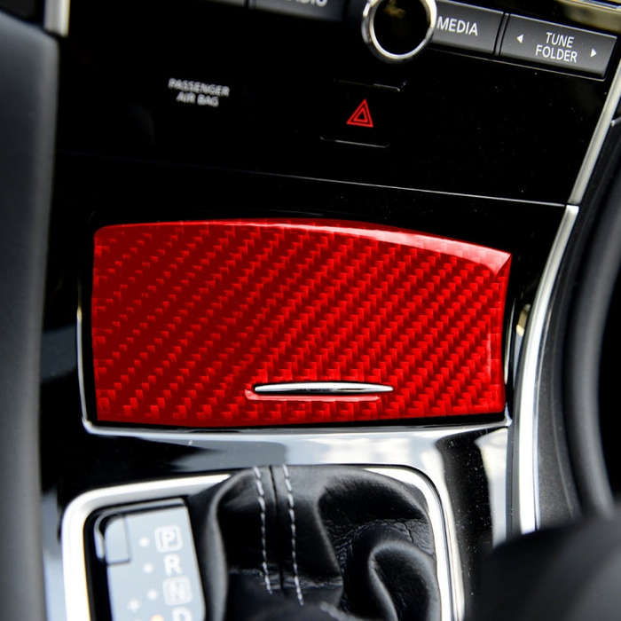 Car Carbon Fiber Gear Panel Ashtray Decorative Sticker for Infiniti Q50 2014-2020, Left and Right...