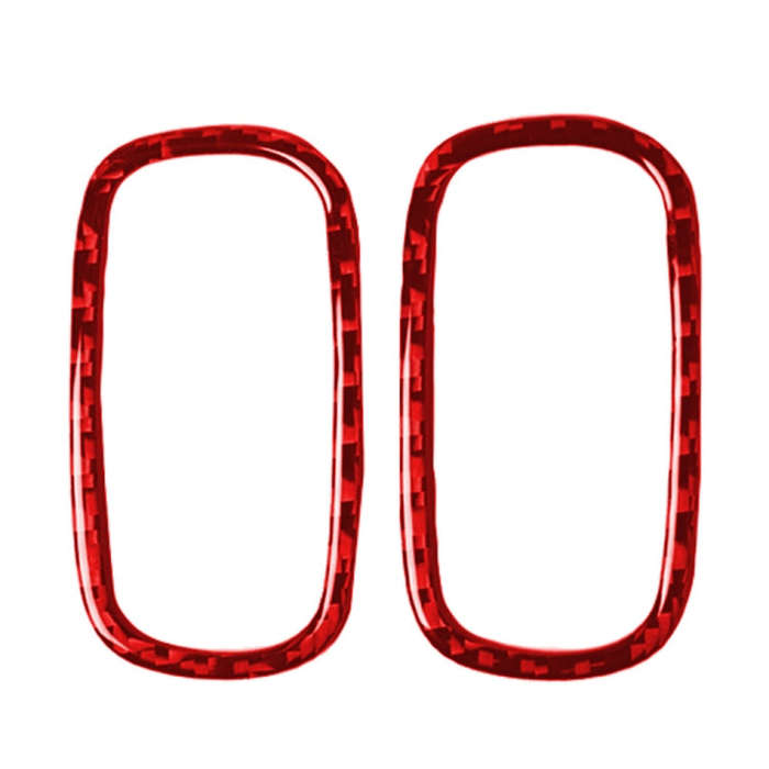 Car Carbon Fiber Air Outlet Frame Decorative Sticker for BMW Mini F60, Left and Right Drive Unive...