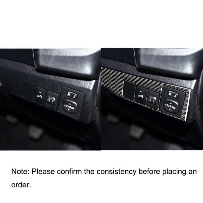 Car Carbon Fiber Headlight Switch Decorative Sticker for Toyota Corolla / Levin 2014-2018, Right ...