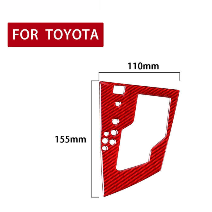 Car Carbon Fiber Gear Panel Decorative Sticker for Toyota Corolla / Levin 2014-2018, Left Drive (...