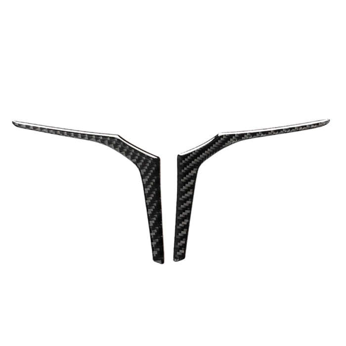 2 in 1 Car Carbon Fiber Steering Wheel Below Decorative Sticker for BMW G01 X3 2018-2020 / G02 X4...