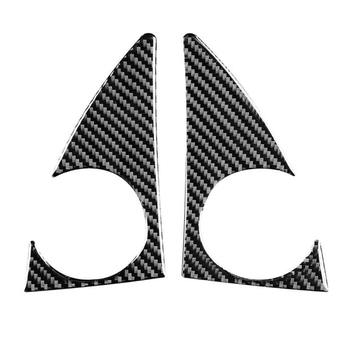 2 PCS / Set Carbon Fiber Car A-pillar Speaker Panel Decorative Sticker for Toyota Tundra 2014-201...