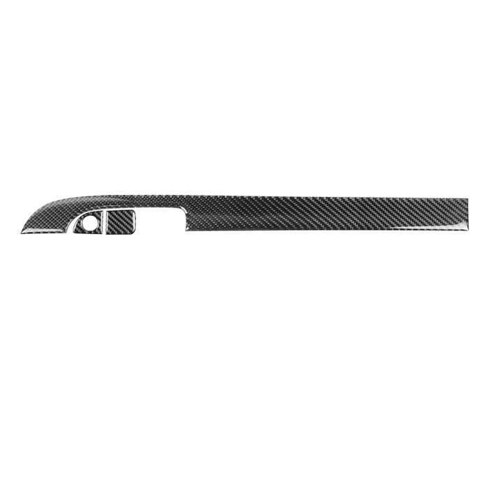 Carbon Fiber Car Co-pilot Storage Box Set Decorative Sticker for Dodge Challenger 2015 to Now, Le...