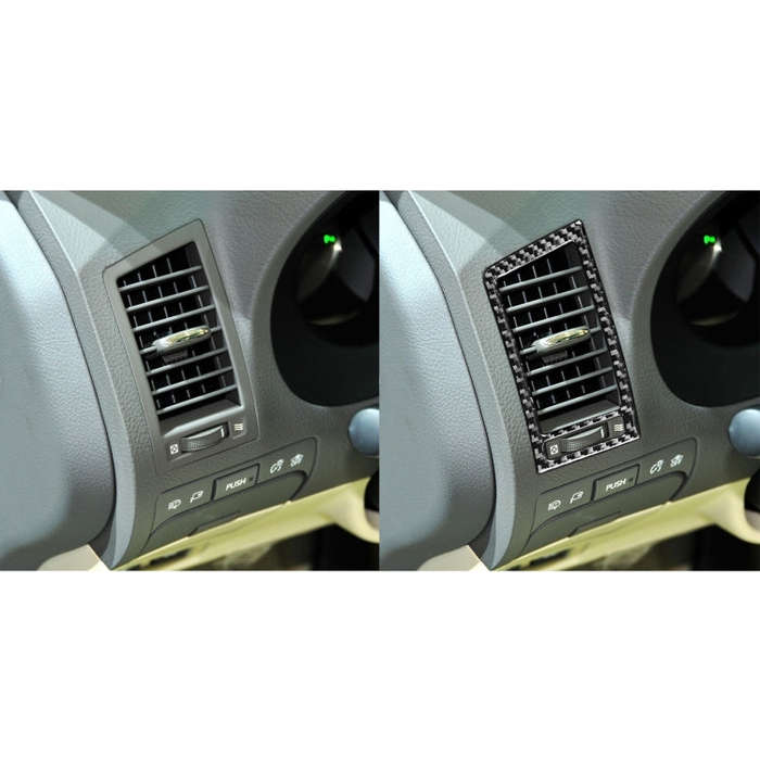 2 PCS / Set Carbon Fiber Car Left and Right Air Outlets Decorative Sticker for Lexus GS 2006-2011...