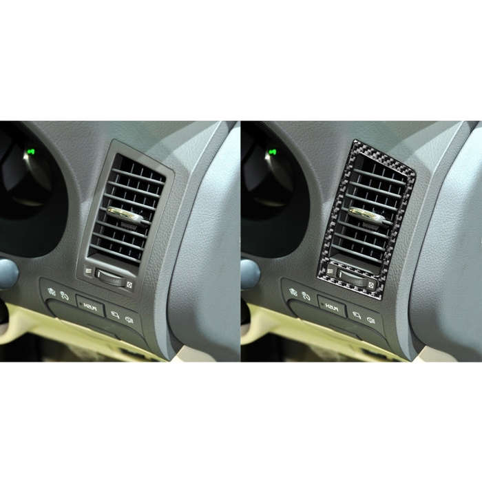 2 PCS / Set Carbon Fiber Car Left and Right Air Outlets Decorative Sticker for Lexus GS 2006-2011...