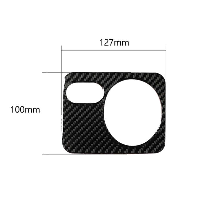 Carbon Fiber Car Headlight Switch Panel Decorative Sticker for Volkswagen Golf 6 2008-2012, Right...