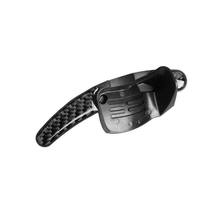 Carbon Fiber Car Central Steering Wheel Paddles Decorative Sticker for Volkswagen Golf 6 2008-2012