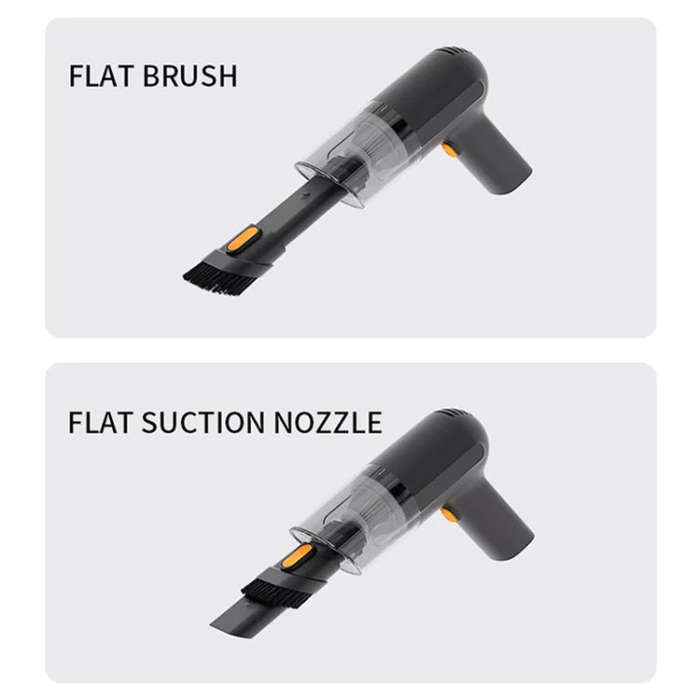 Car Portable Handheld Powerful Vacuum Cleaner Style: Wired(Green)