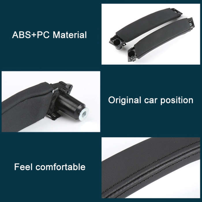 For Land Rover Discovery 2015-2019 Car Leather Texture Inside Door Right Handle LR076163, Left Dr...