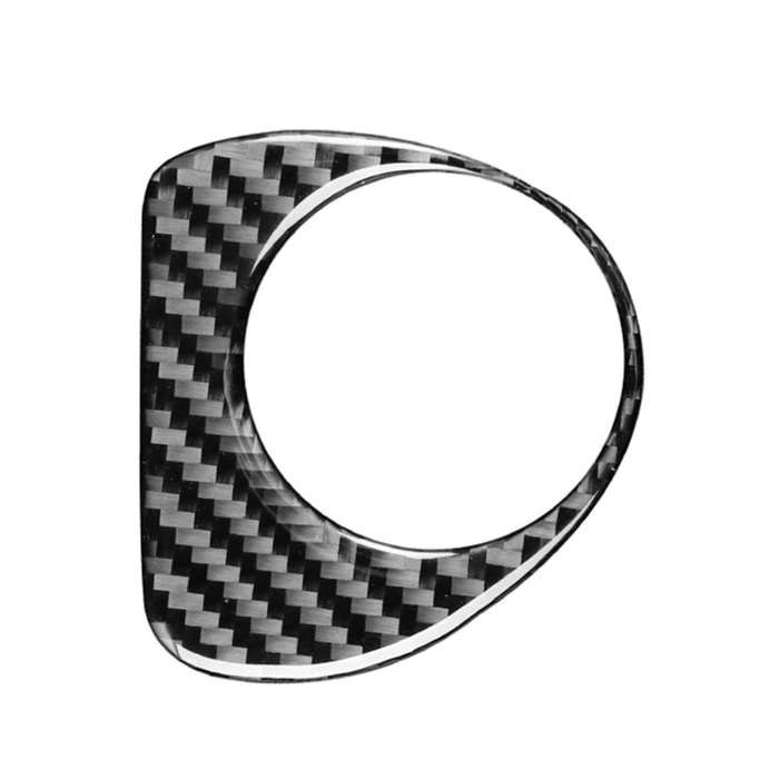 Car Carbon Fiber Ignition Switch Decorative Sticker for Ford F150 2017-2020, Left and Right Drive...