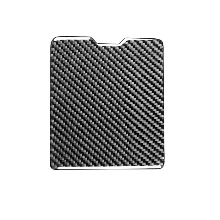 Car Carbon Fiber Driver Storage Box Decorative Sticker for Mitsubishi Lancer EVO 2008-2015, Left ...