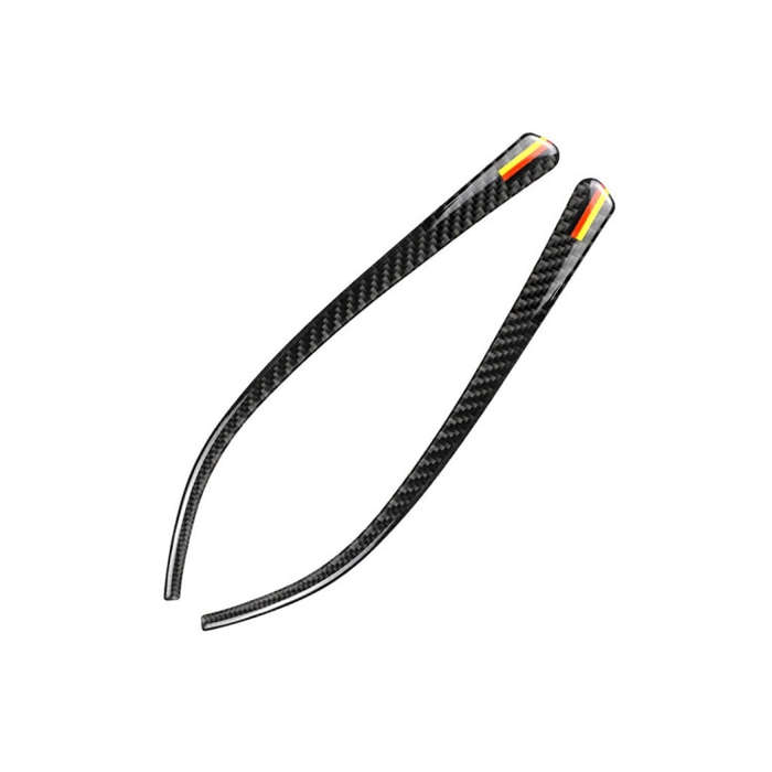Yellow Red Color Carbon Fiber Car Rearview Mirror Bumper Strip Decorative Sticker for BMW F30 201...