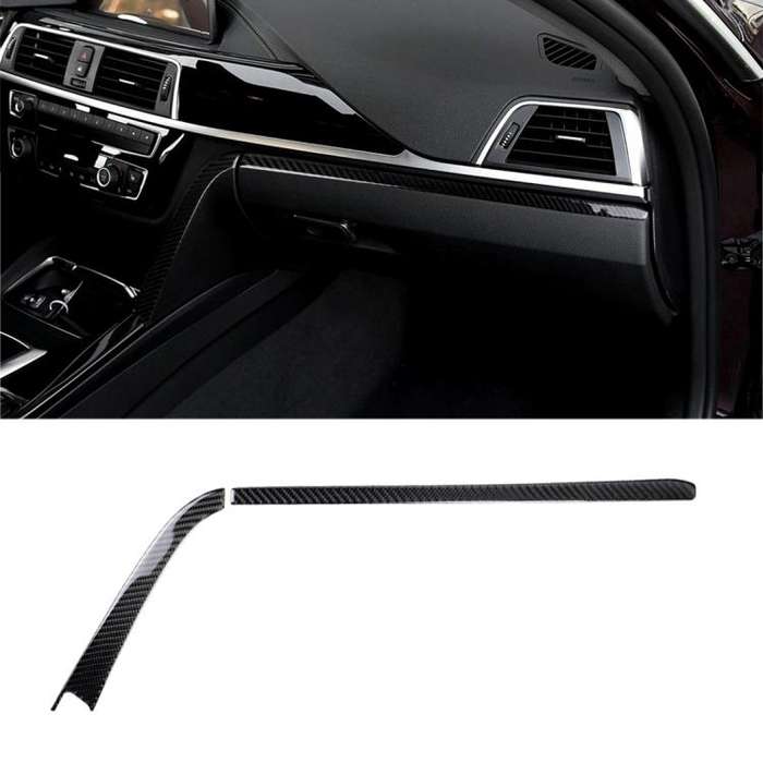 Carbon Fiber Car Copilot Central Control Decorative Sticker for BMW F30 2013-2018 / F34 2013-2018...
