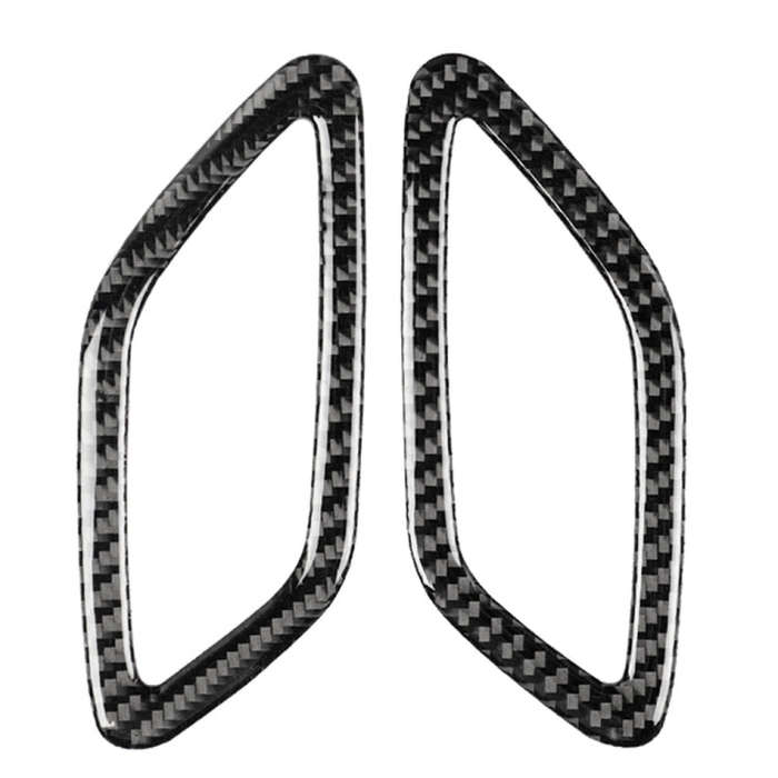 Car Carbon Fiber Solid Color Dashboard Air Outlet Decorative Sticker for Mercedes-Benz A Class 20...