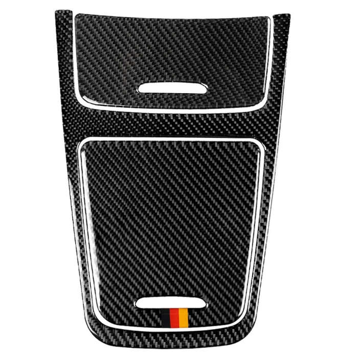 Car Carbon Fiber German Color Central Control Panel Decorative Sticker for Mercedes-Benz A Class ...